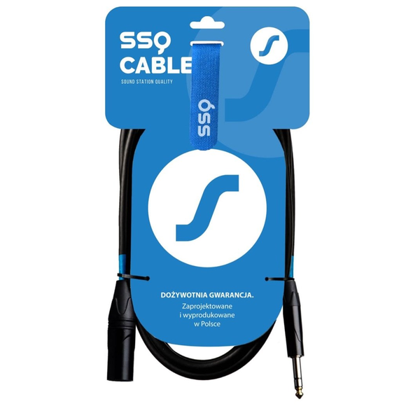 SSQ JSXM5 jack kabel (6,3 mm) - XLR 5 m