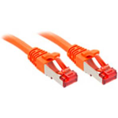 Lindy Rj45/Rj45 Cat6 0.3m netwerkkabel Oranje 0,3 m S/FTP (S-STP)