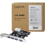 ADA LogiLink PC0057 PCI Express kártya 4 x USB3.0