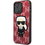 Калъф Karl Lagerfeld, съвместим с iPhone 13 Pro Max, Monogram Ikonik Patch Collection, червен - 9049430