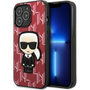 Калъф Karl Lagerfeld, съвместим с iPhone 13 Pro Max, Monogram Ikonik Patch Collection, червен - 9049430