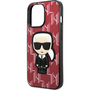 Калъф Karl Lagerfeld, съвместим с iPhone 13 Pro Max, Monogram Ikonik Patch Collection, червен - 9049430