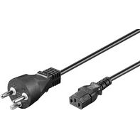 Microconnect PE120450R electriciteitssnoer Zwart 5 m Netstekker type K C13 stekker