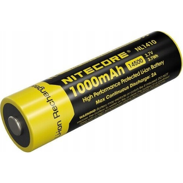 Nitecore Kellék Akkumulátor, 14500 NL1410 1000mAh 3,7V B1 (NITNL1410)