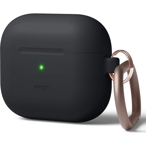 ELAGO Hang AirPods 3 Karabíneres Szilikontok - Fekete