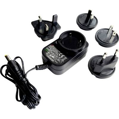 Dehner Elektronik SYS 1121-0624-W2E Dugasztápegység, fix feszültségű 24 V/DC 0.25 A 6 W stabilizált, UK adapterrel, USA adapterrel, Ausztrál adapterrel (SYS 1121-0624-W2E)