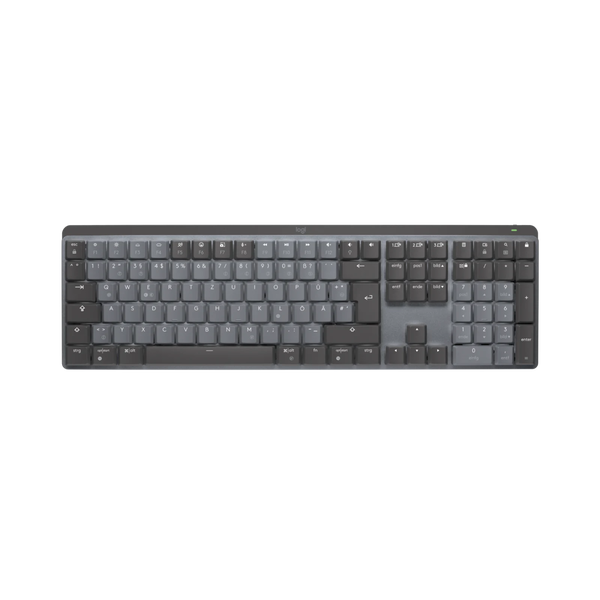 Logitech MX Mechanical tastiera Ufficio RF senza fili + Bluetooth QWERTZ Tedesco Grafite, Grigio