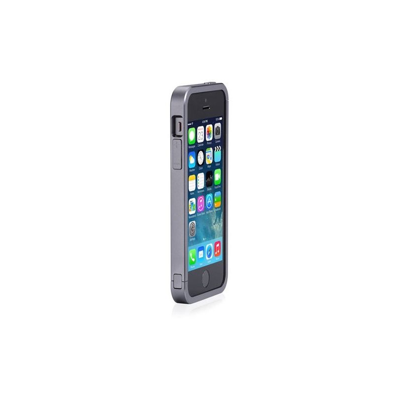 Just Mobile AluFrame Apple iPhone SE/5S/5 Bumper Keret - Szürke (AF188GY)