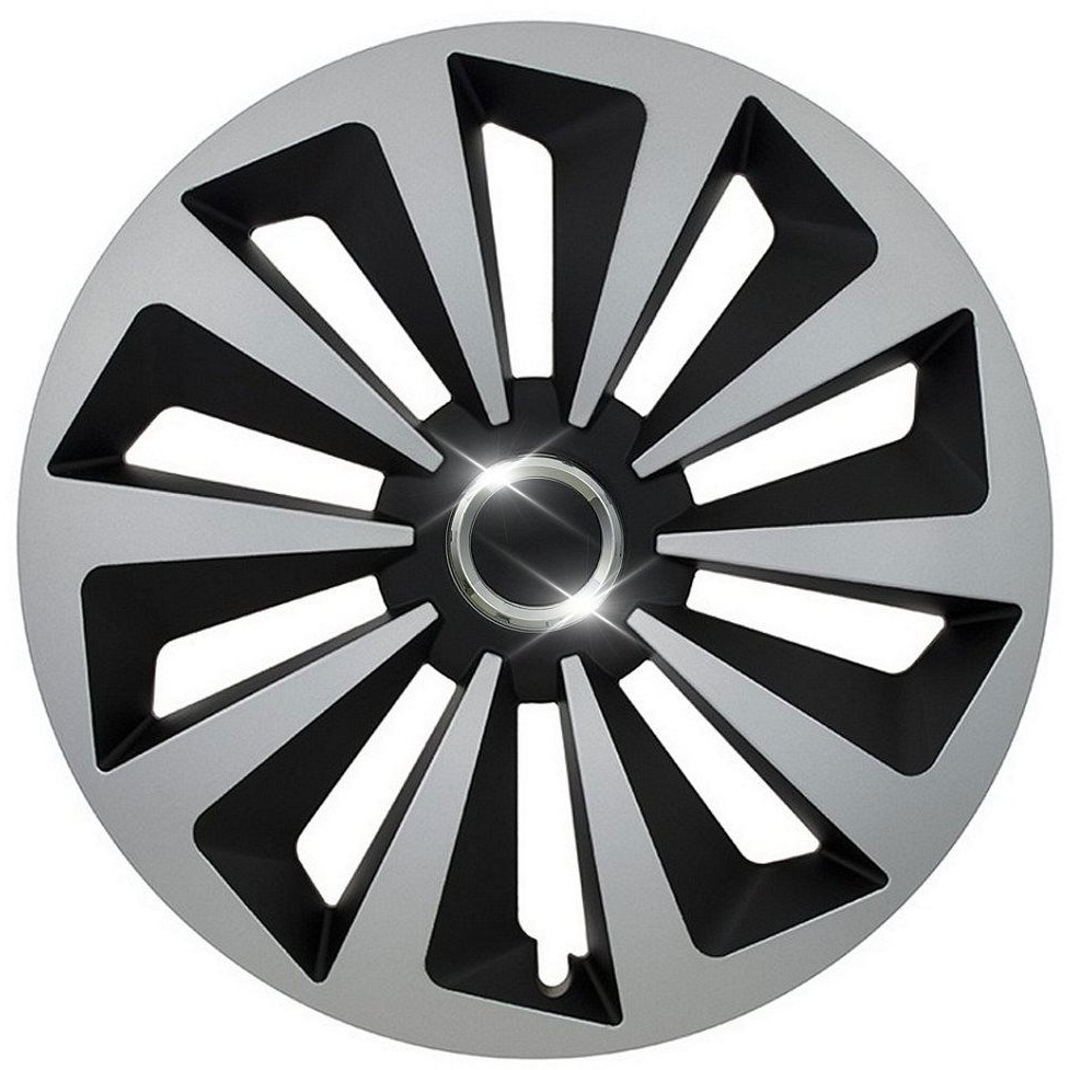 COMPASS FOX RING SILVER/BLACK 15" (32511)