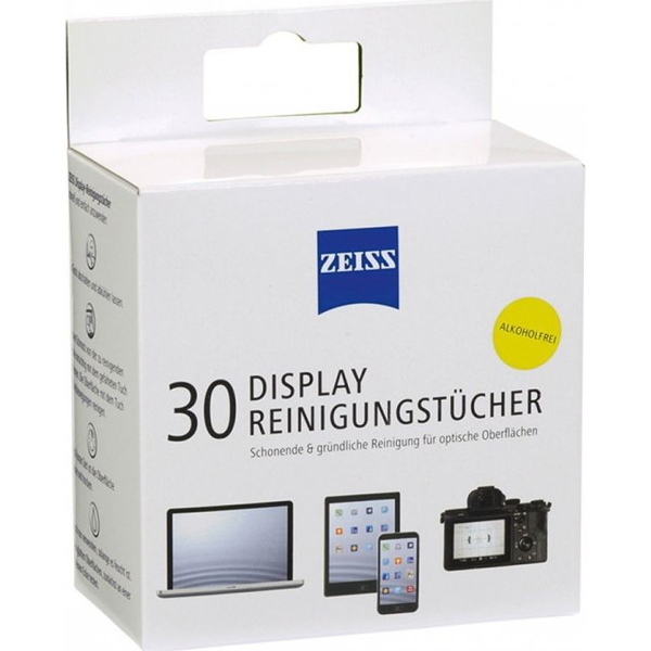  Zeiss Chusteczki do czyszczenia ekranów oraz wyświetlaczy 30 szt. (ZS581998)