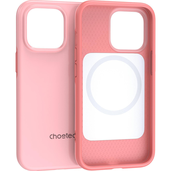 Choetech MFM Leesésgátló Tok Magsafe iPhone 13 Pro Rózsaszín PC0113-MFM-PK