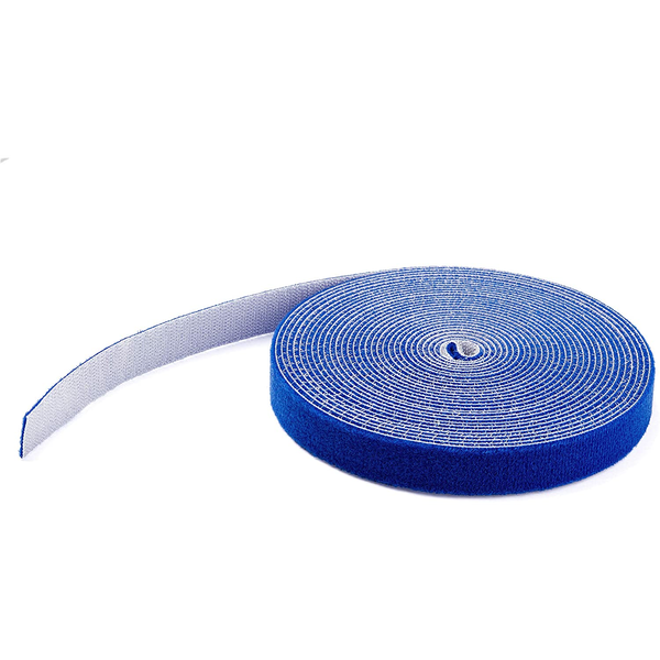 StarTech.com HKLP100BL kabelsamler Krog og løkke kabelbinder Nylon Blå 1 stk