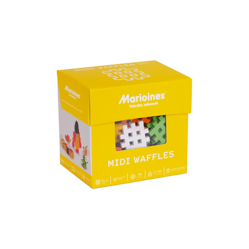 Marioinex Waffle Midi Blocks 90 darabos építő készlet (903643)