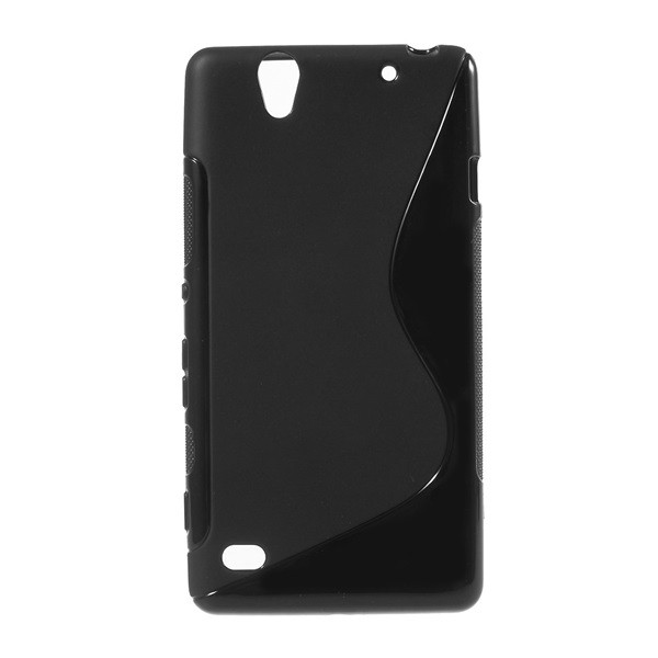 Szilikon telefonvédő (S-line) FEKETE [Sony Xperia C4 (E5303)] (5996457549108)