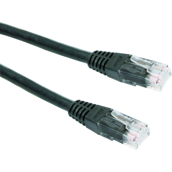 gembird CAT5e UTP-Patchkabel, schwarz, 2 m