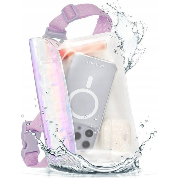  Casemate Case-Mate Soap Bubble Waterproof Phone Belt Bag - Wodoodporna torebka / saszetka crossbody do smartfonów (Iridescent)