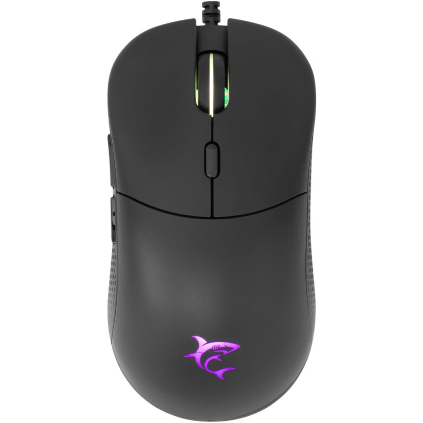 White Shark GM-5010B BAGDEMAGUS Fekete Gaming Egér 7200 DPI (WS GM-5010B)