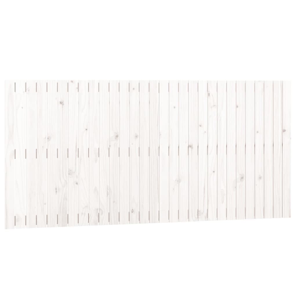 fehér tömör fenyőfa fali fejtámla 185x3x90 cm (824914)