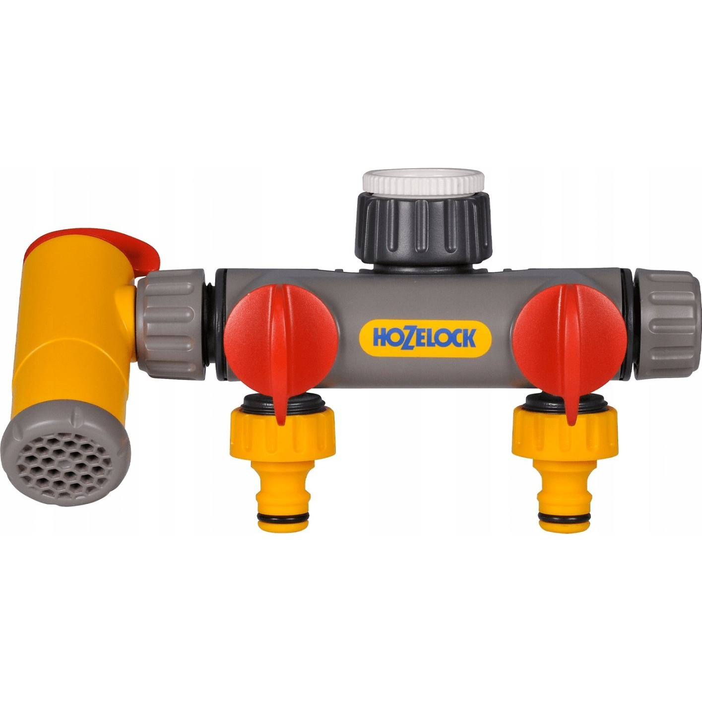 Hozelock 2250 0000 FLOWMAX ™ 2 utas elosztó 12 - 15 mm (1/2) Ø Szabályozó szeleppel (2250)