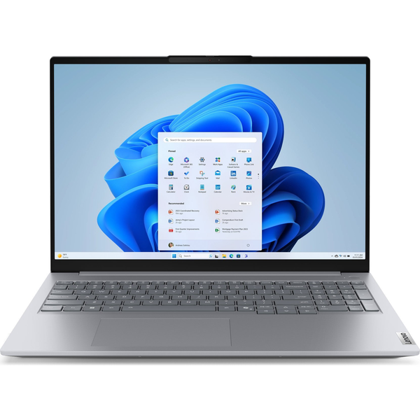 Lenovo ThinkBook 16 G8 IRL Intel Core 7 240H Computer portatile 40,6 cm (16") WUXGA 16 GB DDR5-SDRAM 512 GB SSD Wi-Fi 6E (802.11ax) Windows 11 Pro Grigio