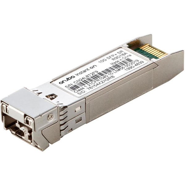 HPE Aruba Instant On 10G SFP LC SR 300m MMF Transc.   R9D18A