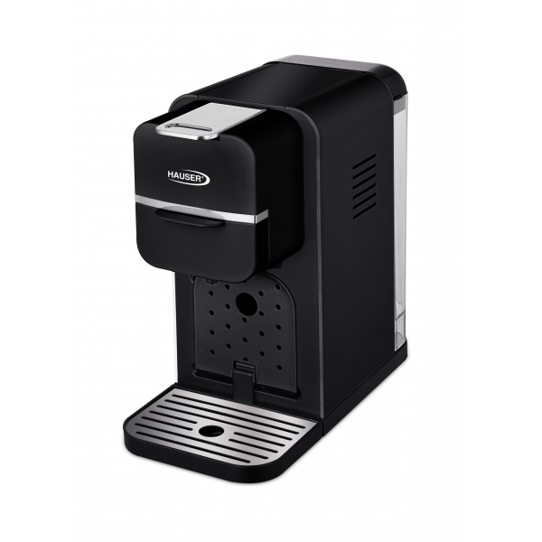 Hauser CE-940B Kapszulás kávéfőző 1350 Watt - Fekete/Ezüst (CE-940B)