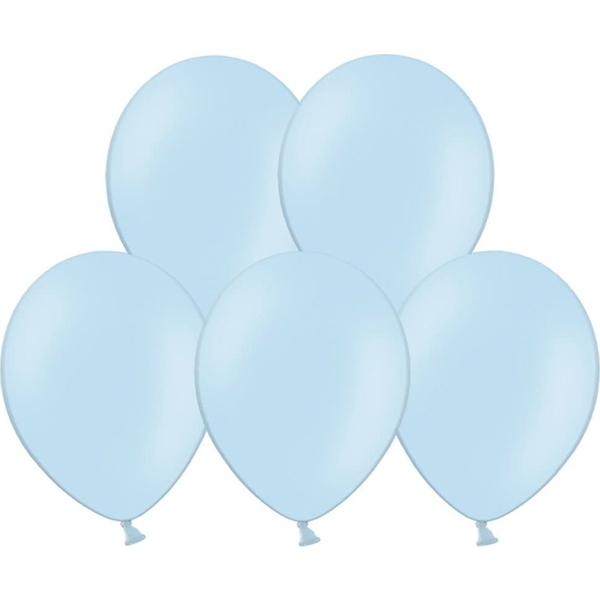  Party Deco Balony lateksowe pastelowe błękitne - duże - 10 szt. uniwersalny