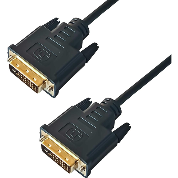 Yenkee YVC 02 DVI-D apa - DVI-D apa Kábel 2m - Fekete