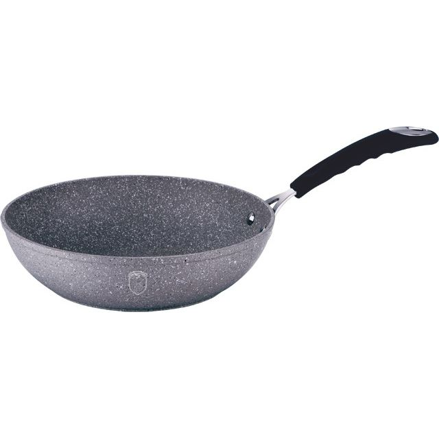 BerlingerHaus BH/1159N Stone Touch Line Wok - 28 cm, Szürke (BH/1159)