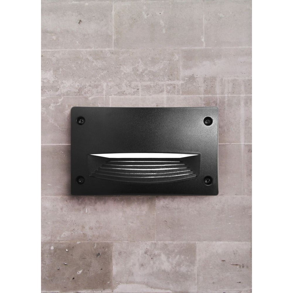 Fumagalli LETI 200 HS LED GX53 kültéri beépíthető falilámpa fekete (4C4.000.000.AYG1K) (4C4.000.000.AYG1K)