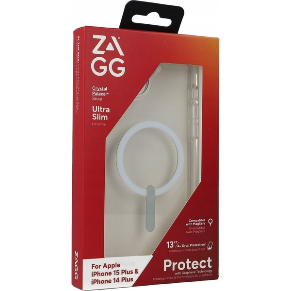 ZAGG Crystal Palace telefontok 17 cm (6.7") Borító Átlátszó