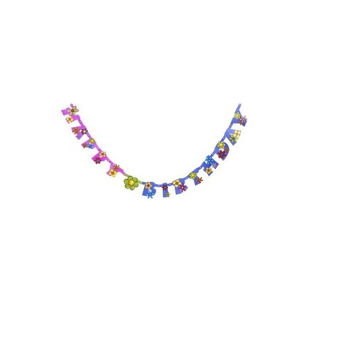 Happy Brithday Papír felirat 200 cm (F60060)