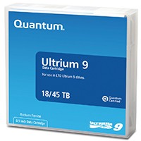 LTO Quantum LTO9 MR-L9MQN-01 18TB/45TB Ultrium LTO Tape (MR-L9MQN-01)