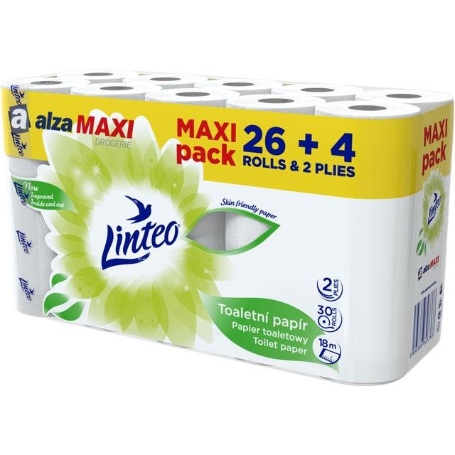 LINTEO WC papír MAXI PACK 30 tekercs (8595686303368)
