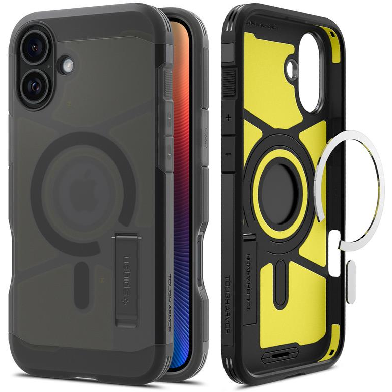 Spigen Tough Armor MagSafe Frost Black iPhone 16 tok (ACS08515)