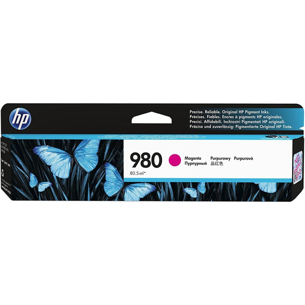 HP 980 Magenta Original Ink Cartridge cartușe cu cerneală 1 buc. Productivitate Standard