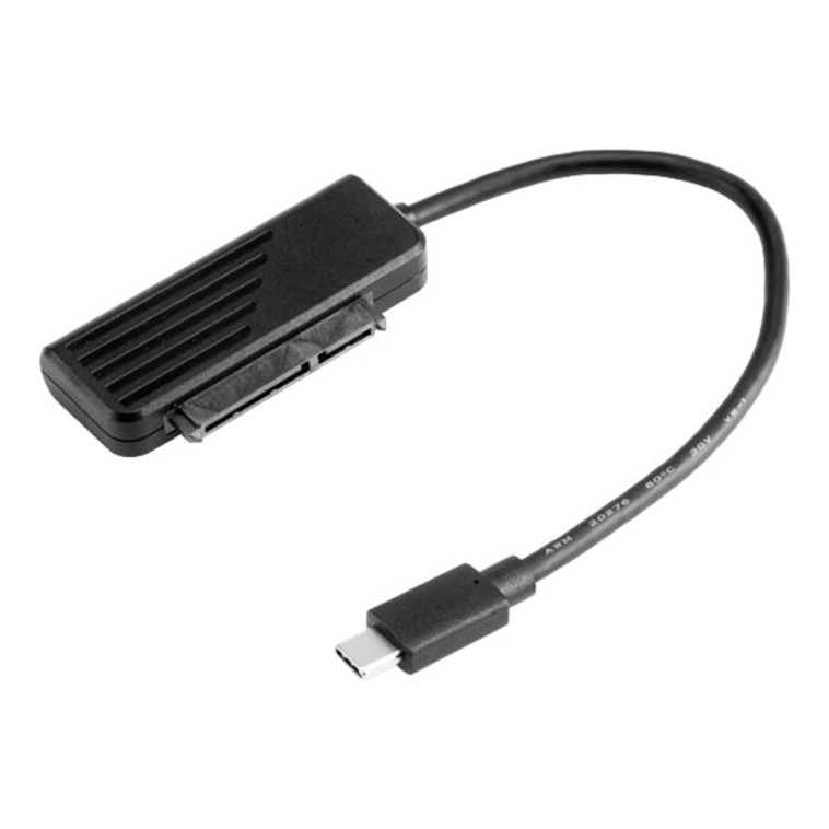 Akasa USB3.1 Type-C kábel 0.2m (SATA apa - USB3.1-C apa) (AK-AU3-06BK)