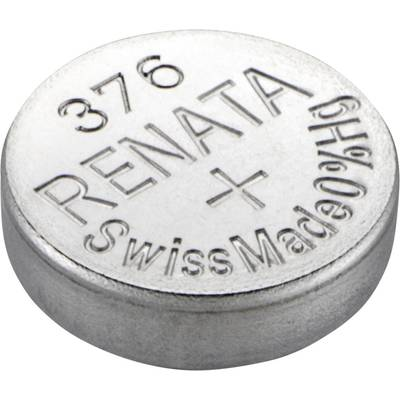 376 gombelem, ezüstoxid, 1,55V, 27 mAh, Renata SR626W, SR66, SR626, V376, D376, 619, MA, 280-72, SB-BW, R376 (376.SP MF)
