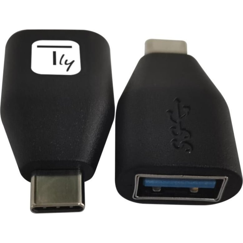 Techly IADAP-USB30-CMAFTY csatlakozó átlakító USB A USB C Fekete (IADAP-USB30-CMAFTY)