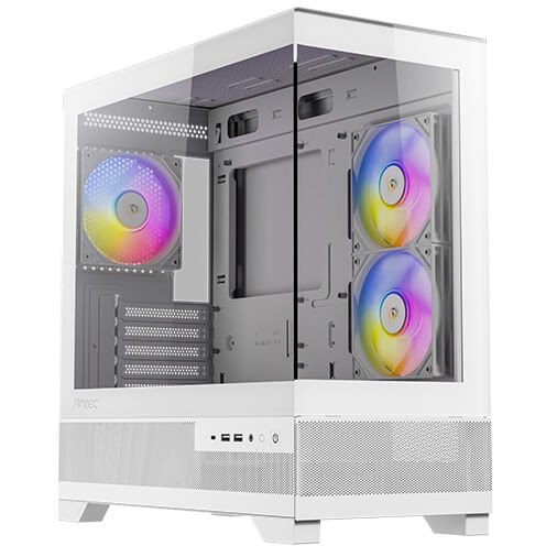 Antec CX500M Mini torony Gaming doboz Fehér Porszűrő