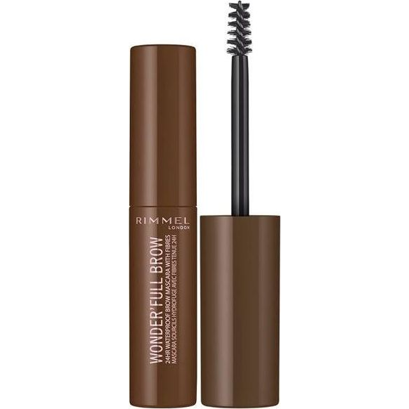 RIMMEL LONDON Wonder'Full 24H Eyebrow Mascara 002 Medium Brown 4,5 ml (3614227547476)