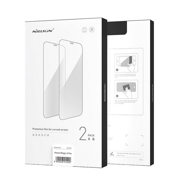 Nillkin képernyővédő fólia 2db (full screen, ultravékony, 0.33mm) FEKETE Samsung Galaxy S23 Ultra (SM-S918) (GP-136092)