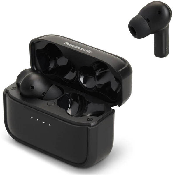 Слушалки In Ear Panasonic RZ-B210WDE-K, True Wireless, Автономия 20 часа, Extra Bass, Черен
