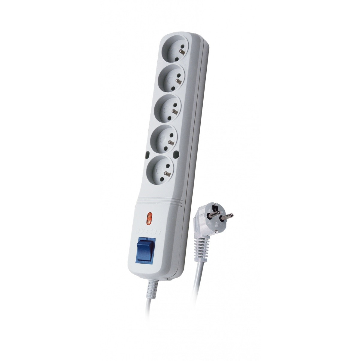 Lestar LF-530WA 5 aljzatos elosztó - Szürke (3m) (1966000712)
