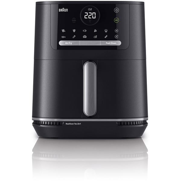 Braun HF5050 Enkelt 5,7 L Enkeltstående 2000 W Varmluftsteger Sort, Grå