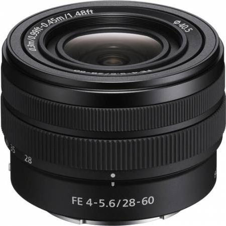 Sony SEL2860 kameraobjektiv MILC/SLR Standardlinse Sort