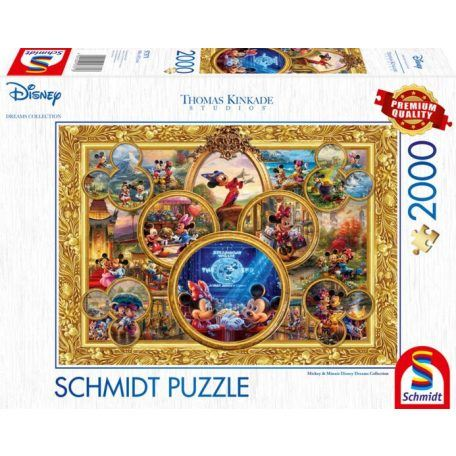 Schmidt Disney, Mickey & Minnie, Dreams Collection 2000db-os puzzle (4001504573713)