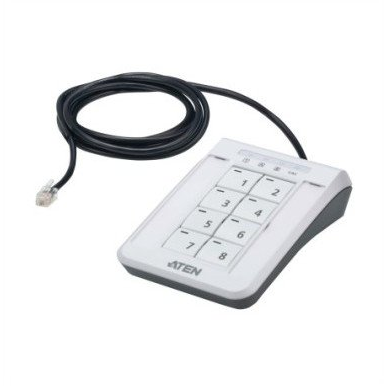 ATEN 2XRT-0021G друго входно устройство Keypad RJ-11 Черен, Сив, Бяла