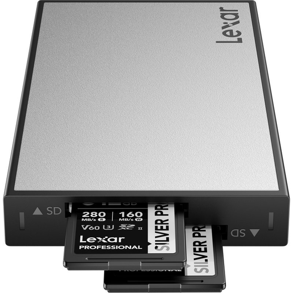 Lexar USB 3.2 Gen2 Professional Workflow Dual SD UHS-II Reader
