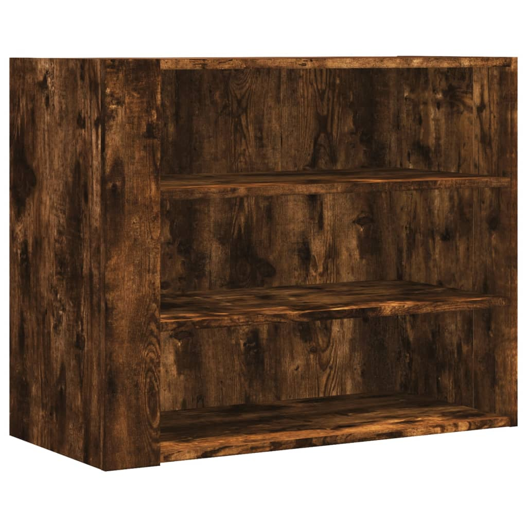 füstös tölgy színű szerelt fa faliszekrény 75 x 35 x 60 cm (848420)